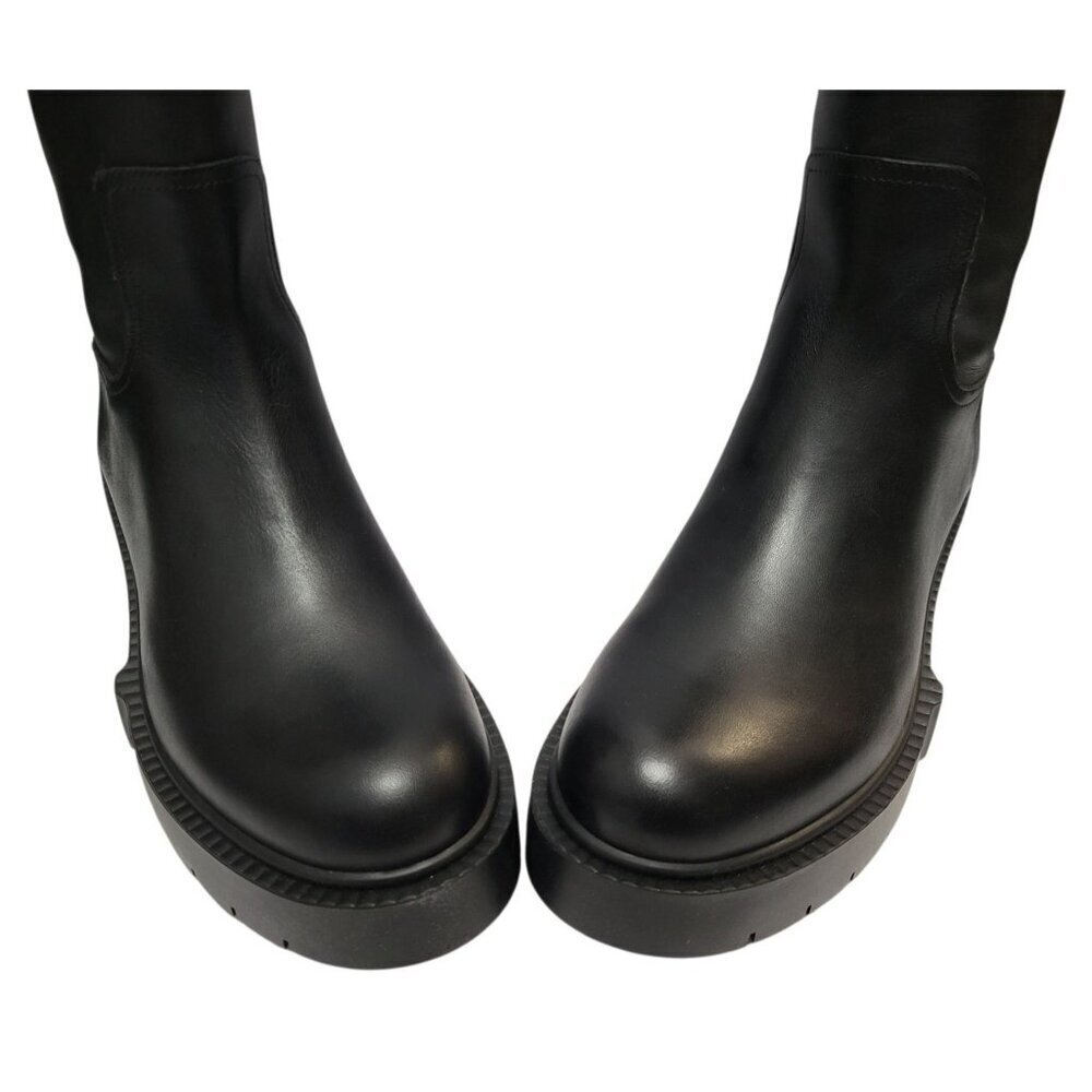 Coach Lilli Tall Riding Boots Leather Knee High Lug Sole - Picture 4 of 16